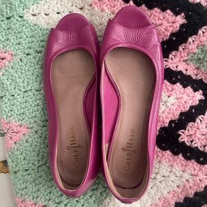 Cole Haan Women's Fuchsia Peep Toe heels